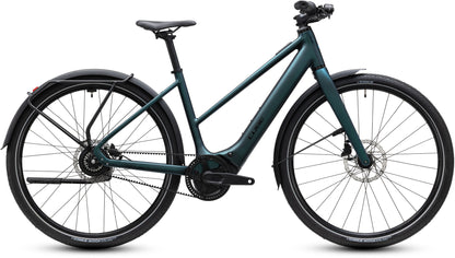 CUBE EDITOR HYBRID SLX 400X FE URBAN eBIKE 2027 GLITTERTEAL 'N' BLACK (TRAPEZE)