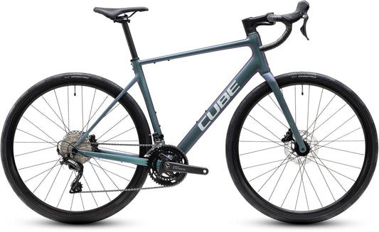 CUBE ATTAIN RACE ROAD BIKE 2027 SMARAGDGREY 'N' WHITE