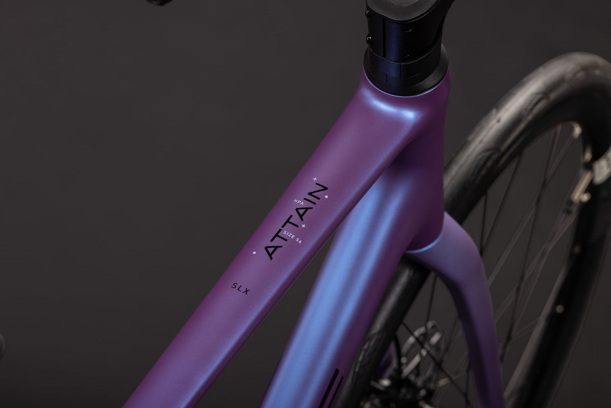 CUBE ATTAIN SLX ROAD BIKE 2027 BLUEIRIS 'N' BLACK