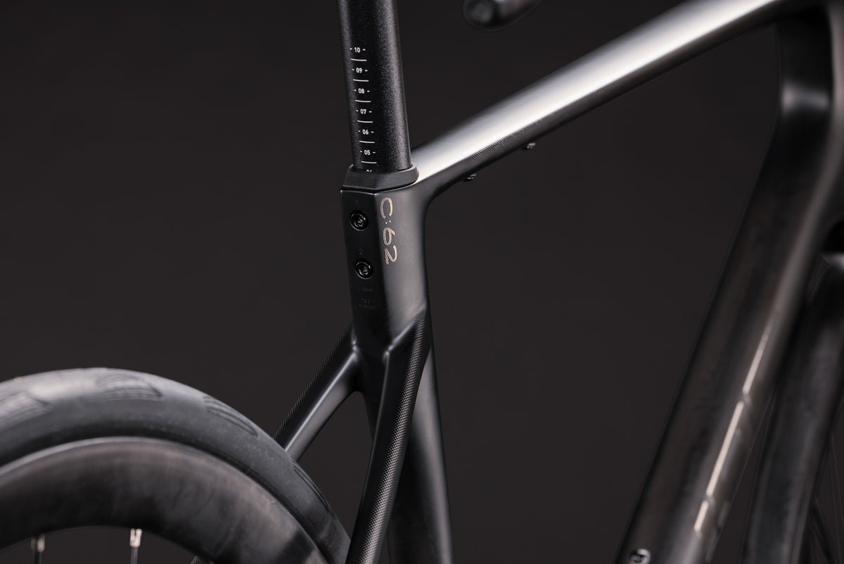 CUBE ATTAIN C:62 RACE ROAD BIKE 2027 CARBON 'N' COALCHROME