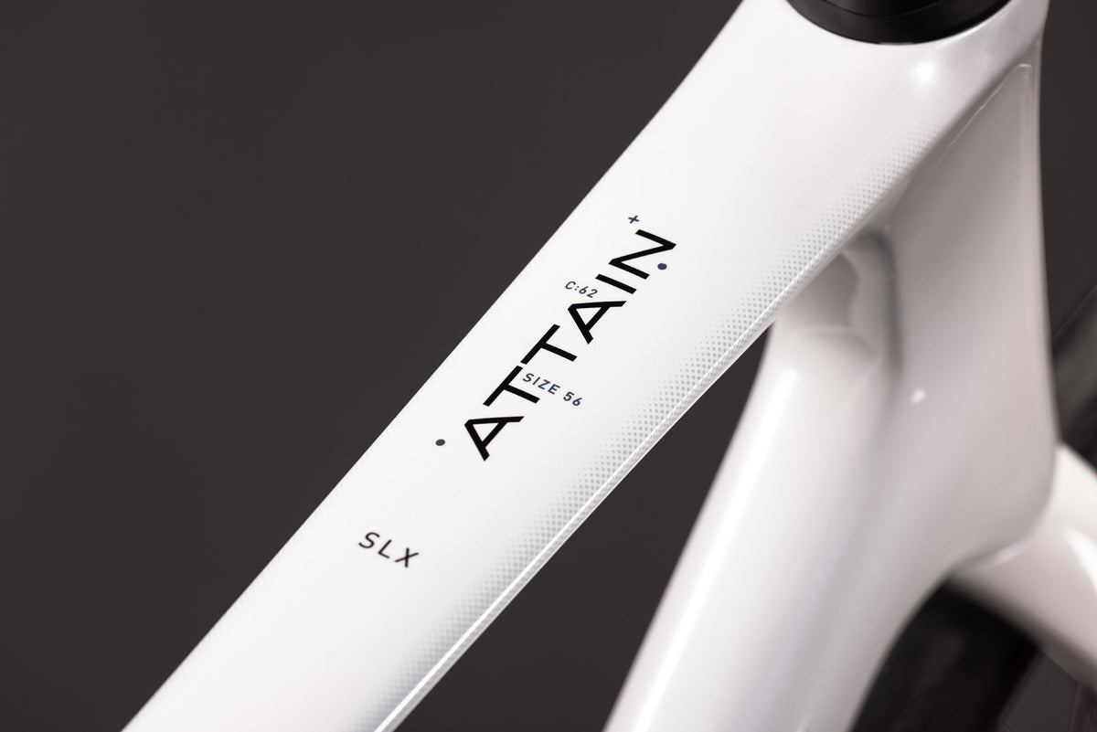 CUBE ATTAIN C:62 SLX ROAD BIKE 2027 METALLICWHITE 'N' BLACK