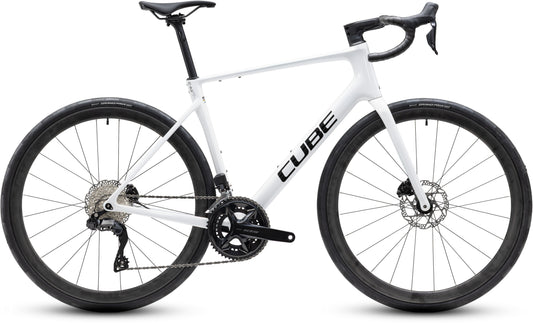 CUBE ATTAIN C:62 SLX ROAD BIKE 2027 METALLICWHITE 'N' BLACK