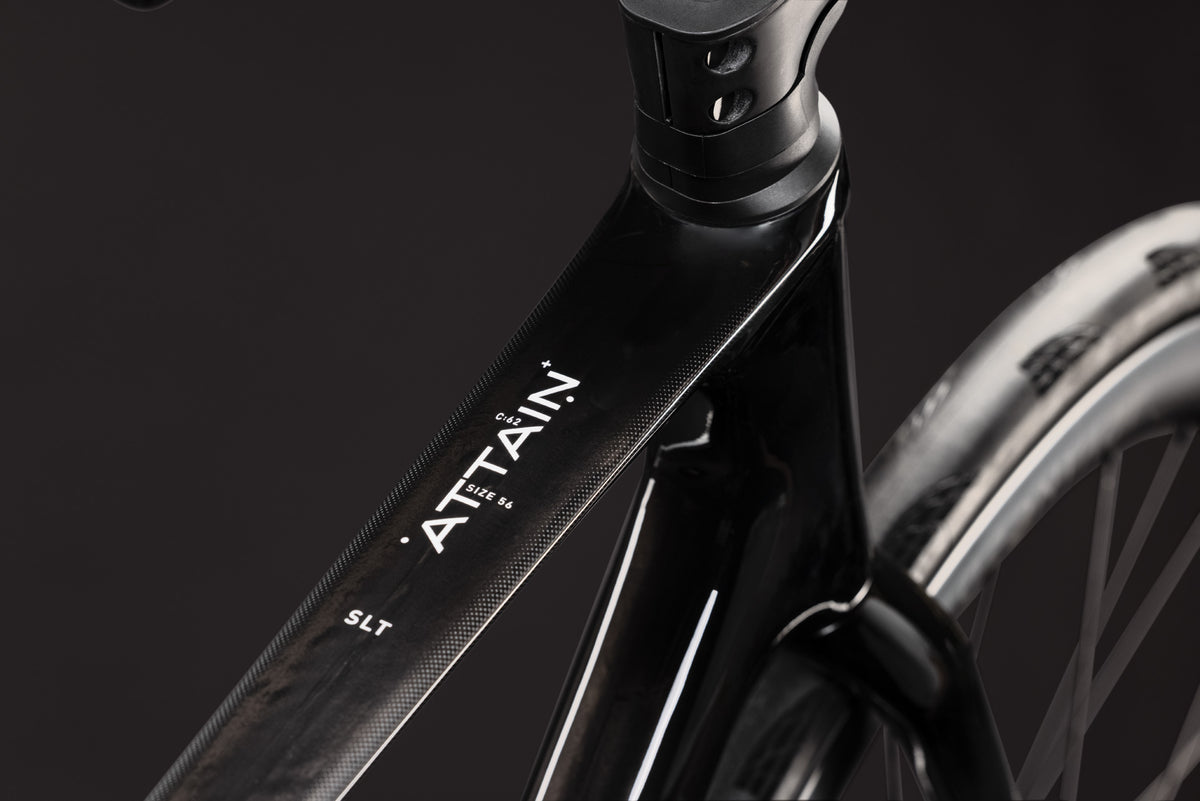 CUBE ATTAIN C:62 SLT ROAD BIKE 2027 CARBON 'N' WHITE
