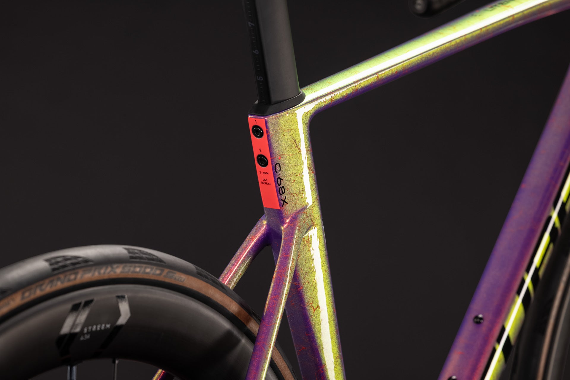 CUBE LITENING AIR C:68X SLT ROAD BIKE 2027 BEAMFIBRE 'N' BLACK