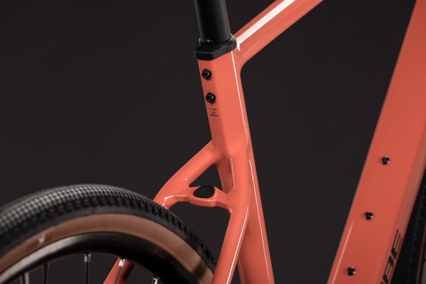 CUBE NUROAD ONE GRAVEL BIKE 2027 SPICYPAPAYA 'N' BLACK