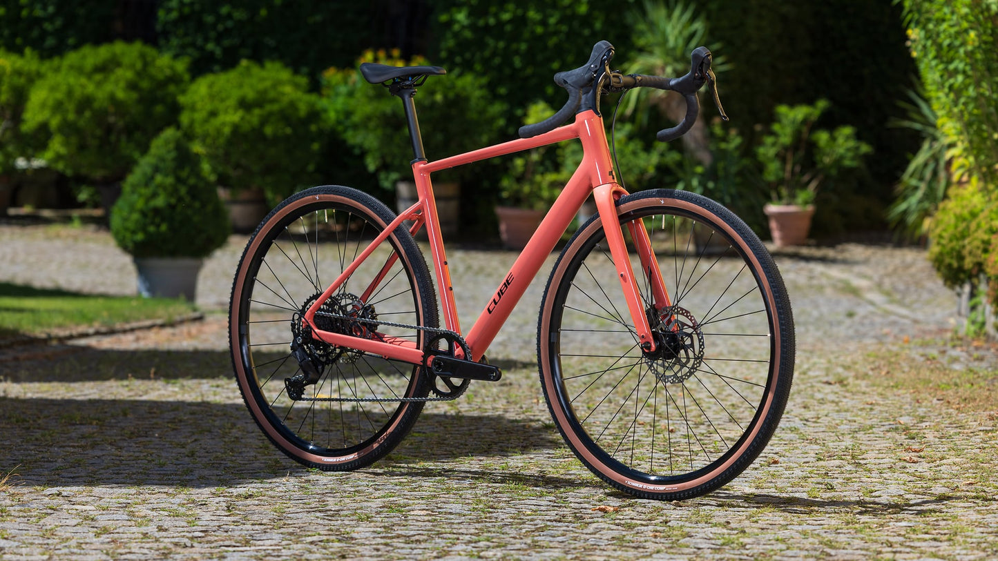 CUBE NUROAD ONE GRAVEL BIKE 2027 SPICYPAPAYA 'N' BLACK