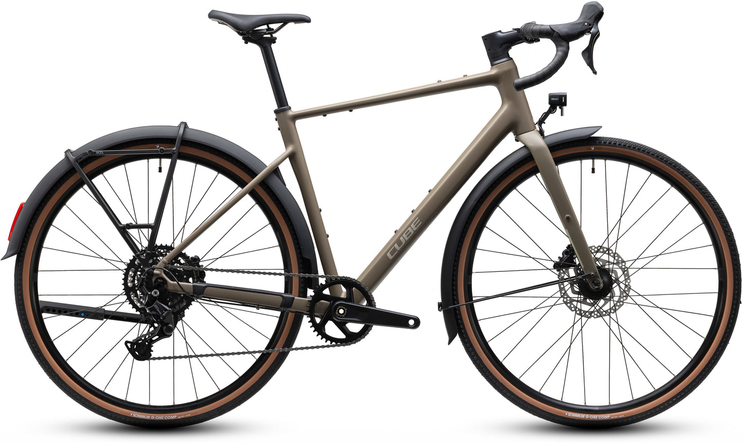 CUBE NUROAD ONE FE GRAVEL BIKE 2027 WOOD 'N' GREY
