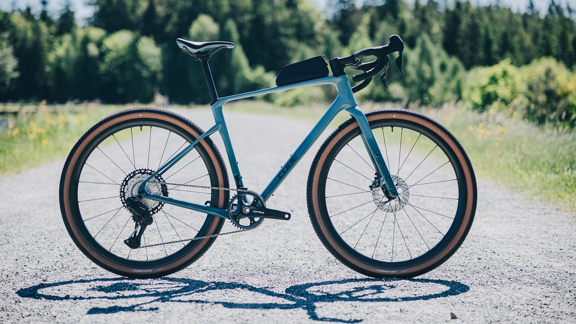 CUBE NUROAD C:62 EX GRAVEL BIKE 2027 SURFBLUE 'N' BLACK
