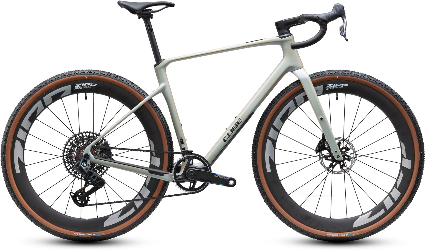 CUBE NUROAD C:62 SLX GRAVEL BIKE 2027 GLINTSAND 'N' BLACK