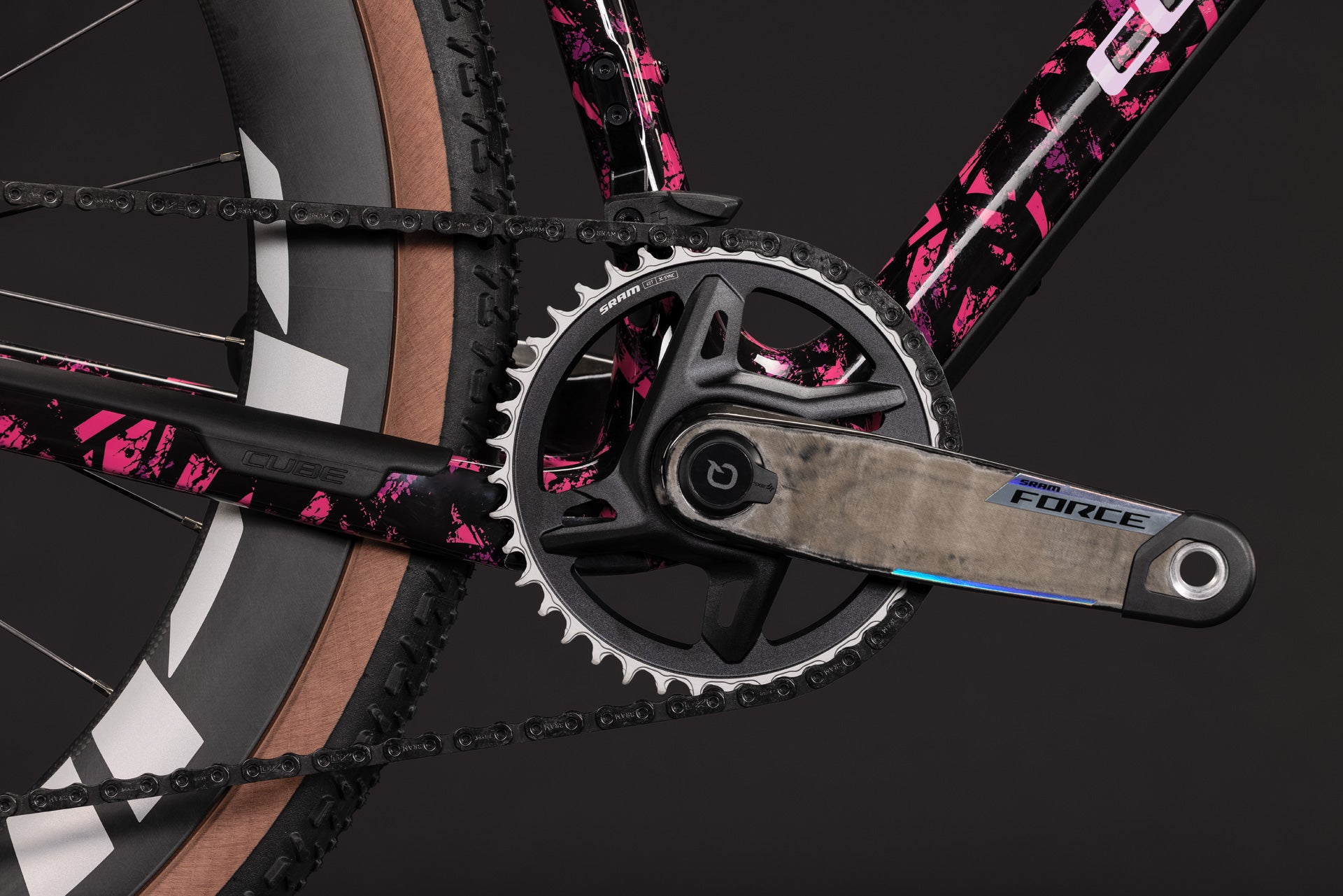 CUBE NUROAD C:62 SLX GRAVEL BIKE 2027 PINKACTION 'N' BLACK