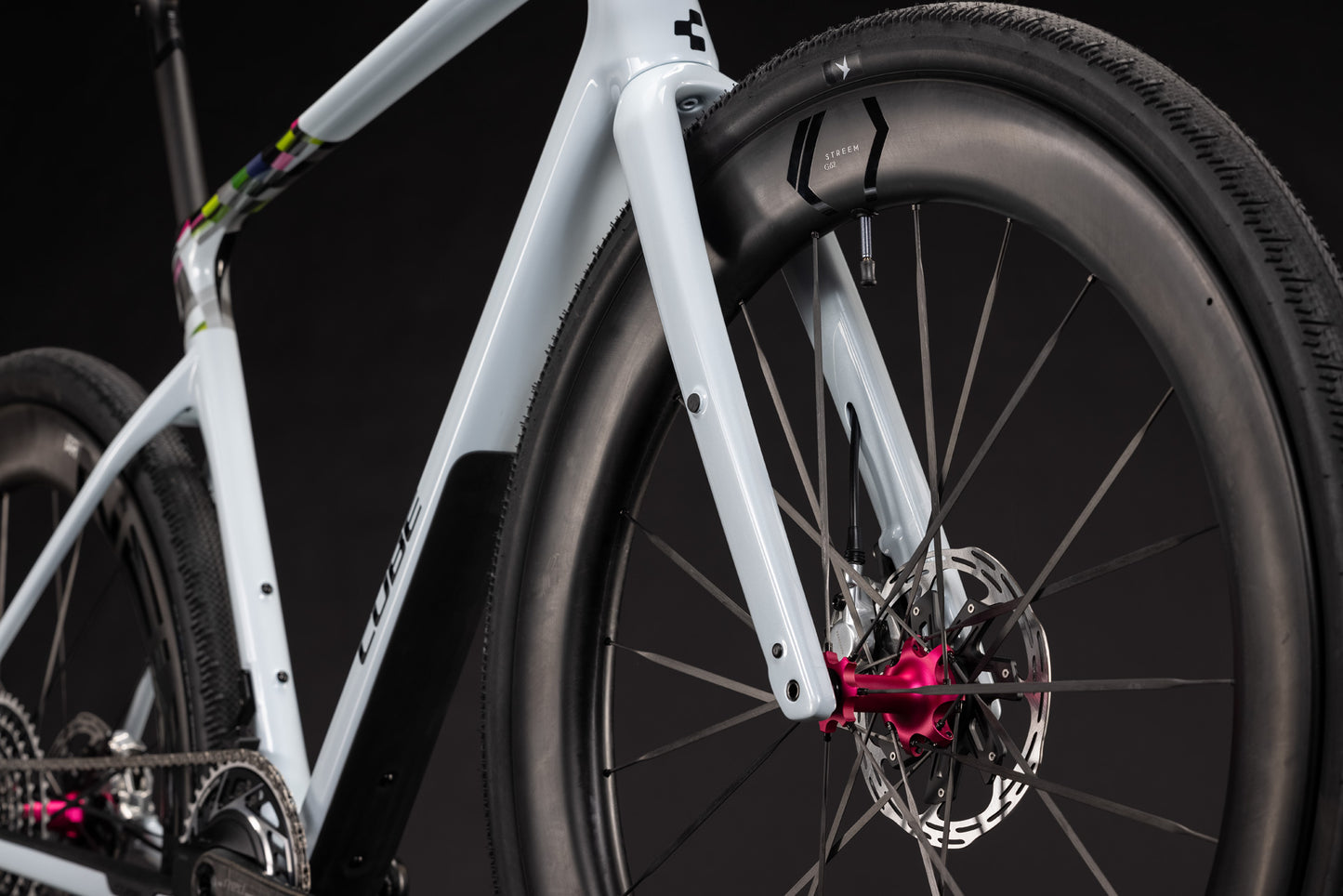 CUBE NUROAD C:62 SLT GRAVEL BIKE 2027 GLACIER 'N' MAGENTA