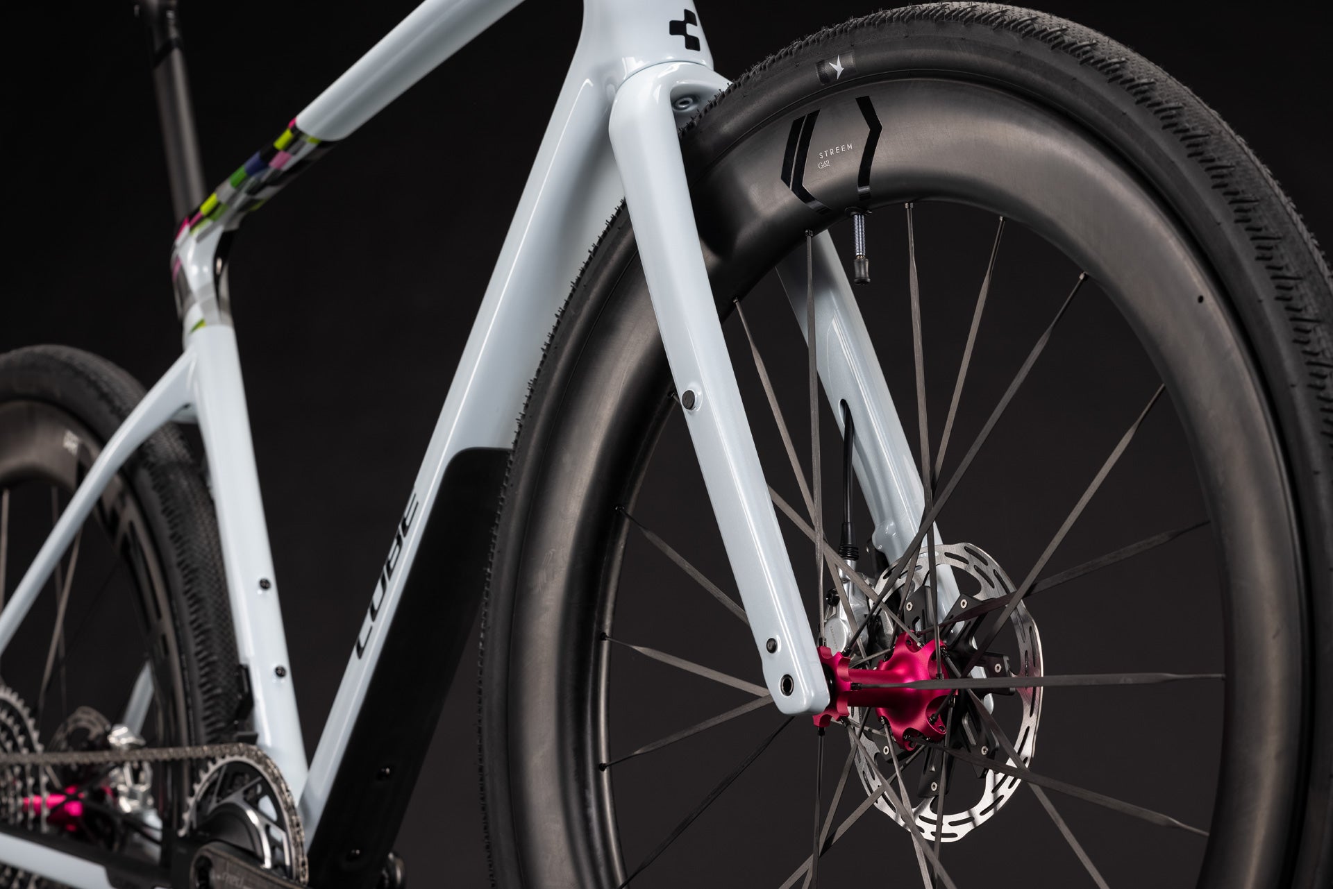 CUBE NUROAD C:62 SLT GRAVEL BIKE 2027 GLACIER 'N' MAGENTA