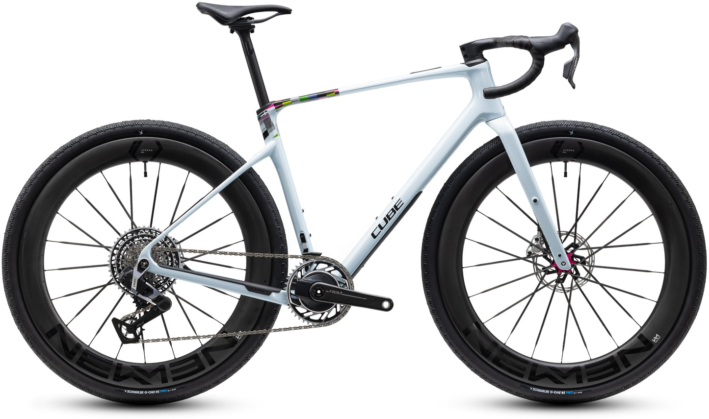CUBE NUROAD C:62 SLT GRAVEL BIKE 2027 GLACIER 'N' MAGENTA