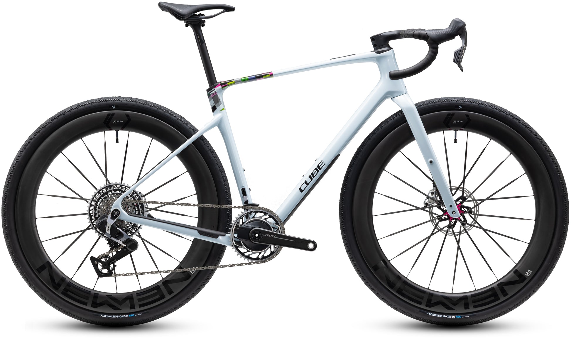 CUBE NUROAD C:62 SLT GRAVEL BIKE 2027 GLACIER 'N' MAGENTA