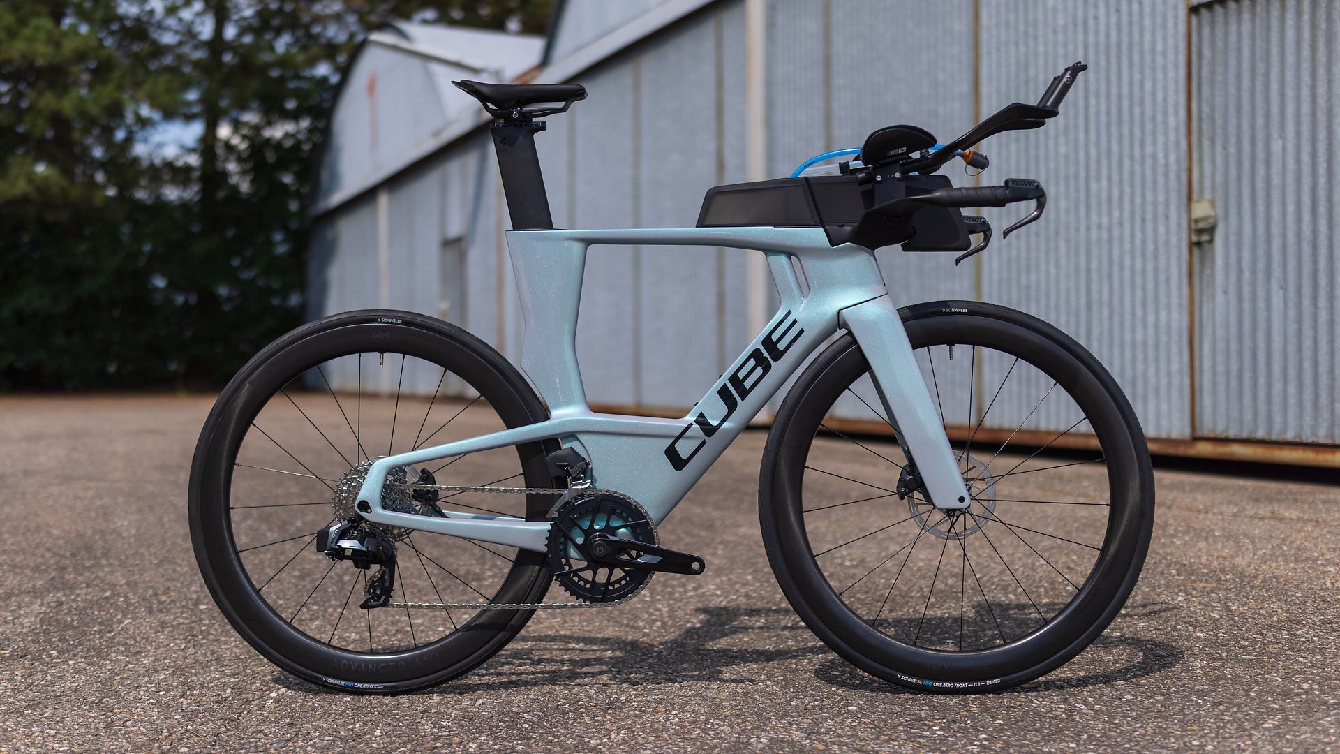 CUBE AERIUM C:68X PRO TRIATHLON BIKE 2027 GREENFUSION 'N' BLACK