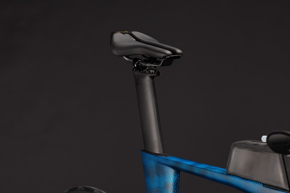 CUBE AERIUM C:68X SLT TRIATHLON BIKE 2027 LIQUIDBLUEGRID 'N' CHROME