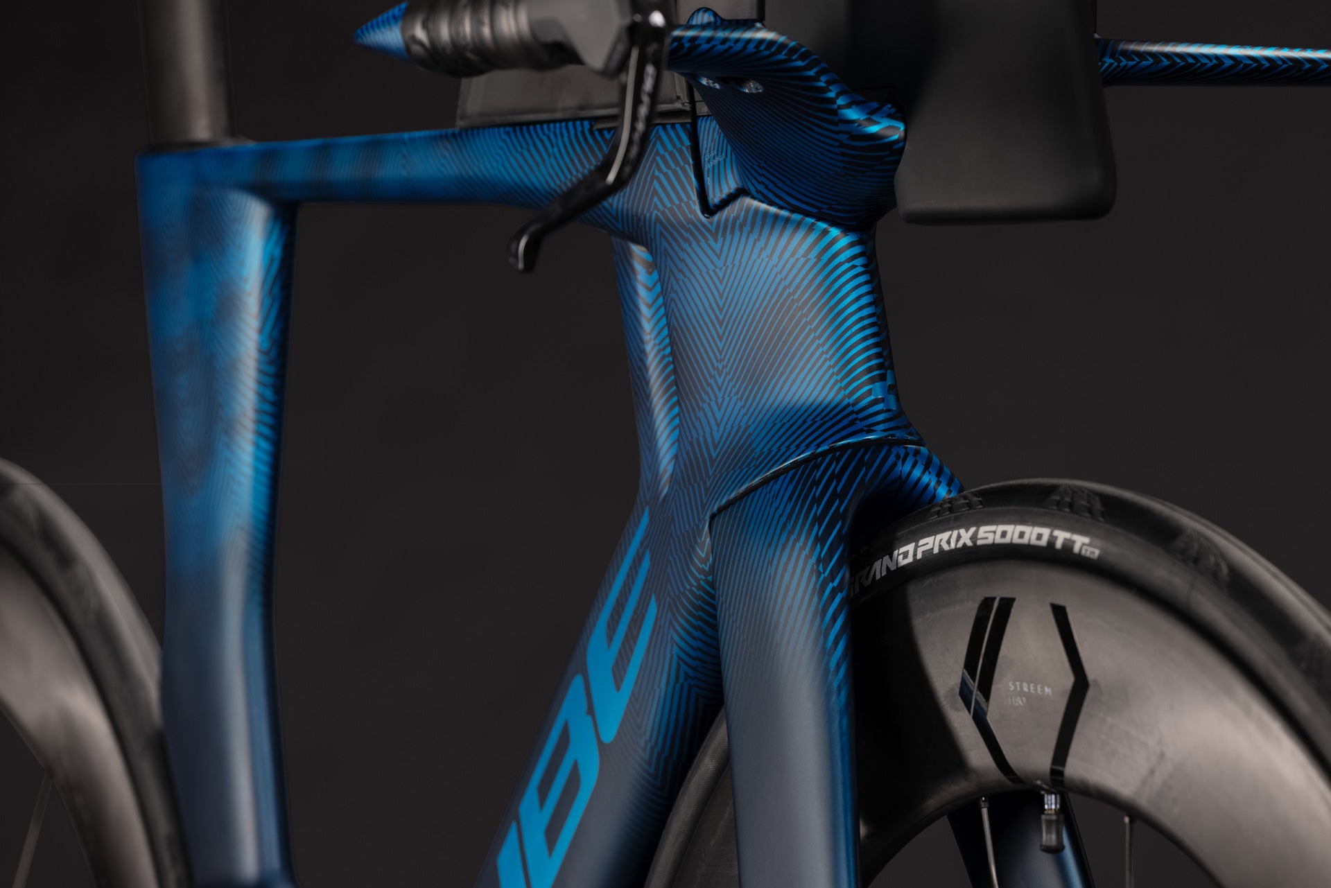CUBE AERIUM C:68X SLT TRIATHLON BIKE 2027 LIQUIDBLUEGRID 'N' CHROME