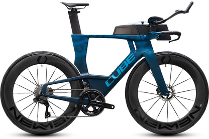 CUBE AERIUM C:68X SLT TRIATHLON BIKE 2027 LIQUIDBLUEGRID 'N' CHROME