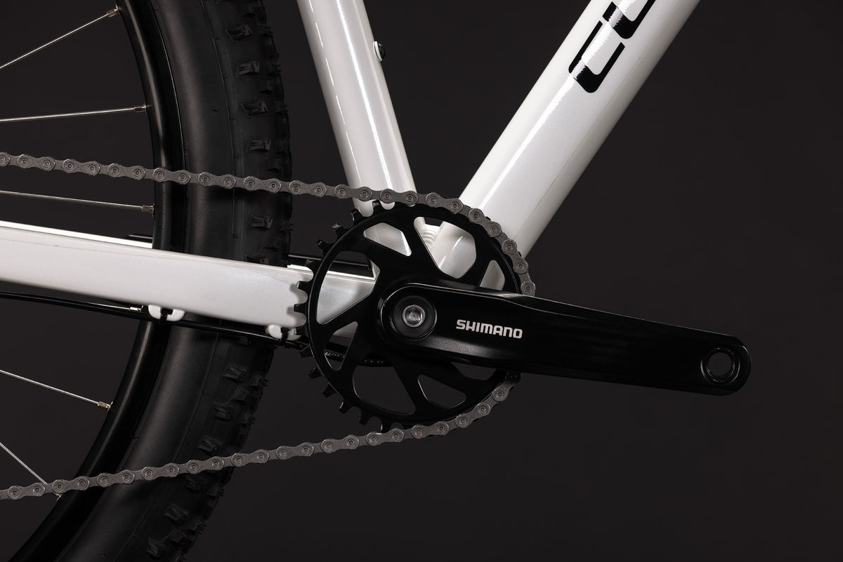 CUBE AIM ONE HARDTAIL MTB BIKE 2027 METALLICWHITE 'N' BLACK