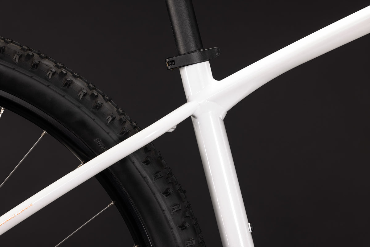 CUBE AIM ONE HARDTAIL MTB BIKE 2027 METALLICWHITE 'N' BLACK