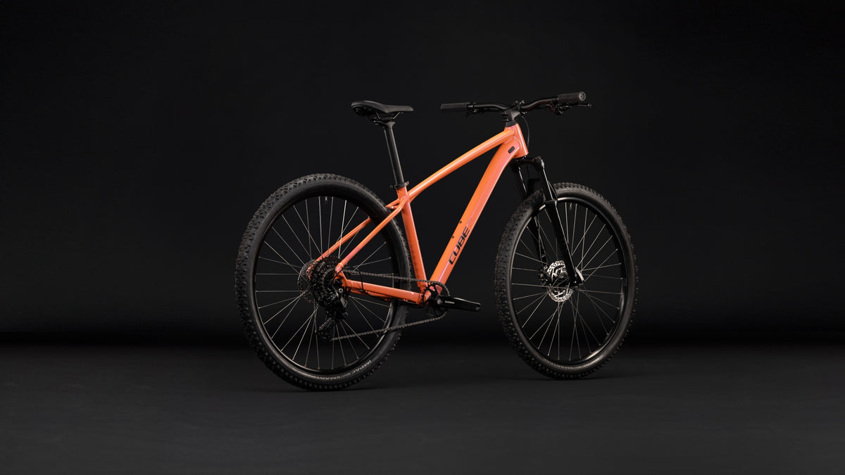 CUBE AIM ONE HARDTAIL MTB BIKE 2027 SALMON 'N' BLACK