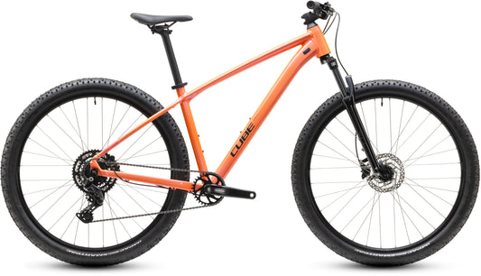 CUBE AIM ONE HARDTAIL MTB BIKE 2027 SALMON 'N' BLACK