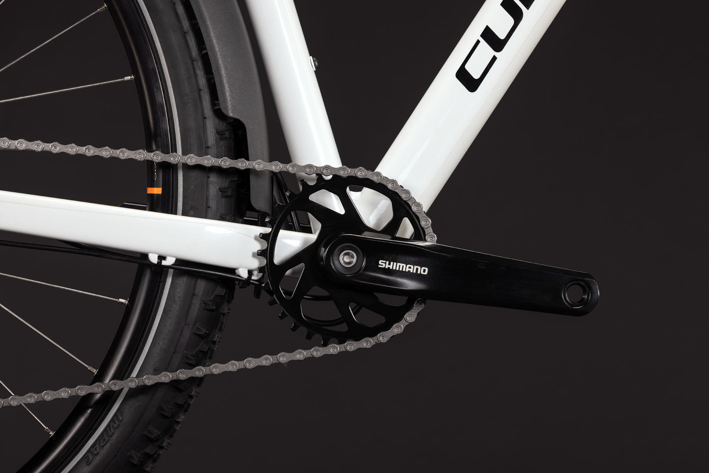 CUBE AIM ONE FE HARDTAIL MTB BIKE 2027 METALLICWHITE 'N' BLACK