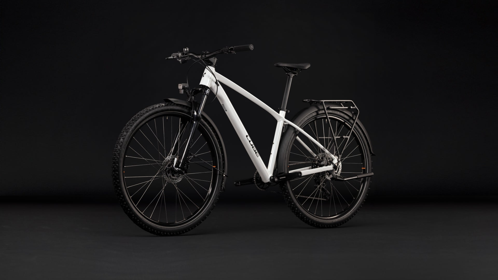 CUBE AIM ONE FE HARDTAIL MTB BIKE 2027 METALLICWHITE 'N' BLACK