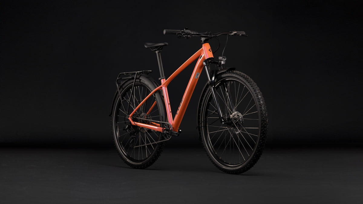 CUBE AIM ONE FE HARDTAIL MTB BIKE 2027 SALMON 'N' BLACK