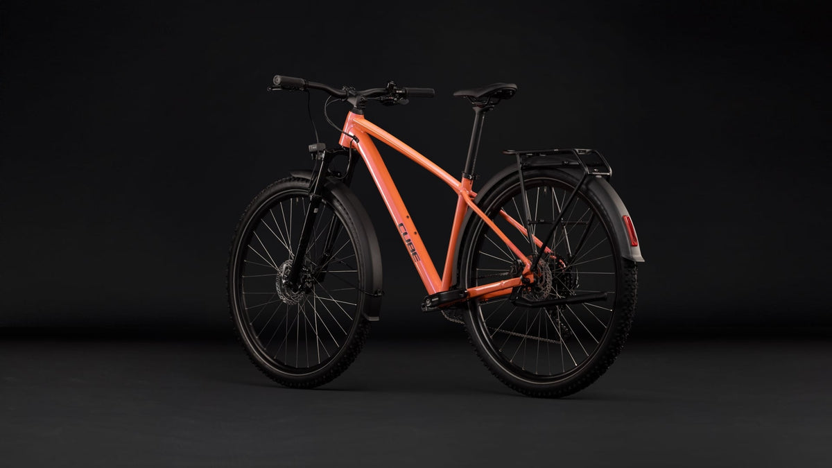 CUBE AIM ONE FE HARDTAIL MTB BIKE 2027 SALMON 'N' BLACK