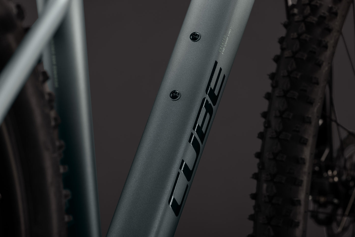 CUBE AIM PRO HARDTAIL MTB BIKE 2027 GREY 'N' BLACK