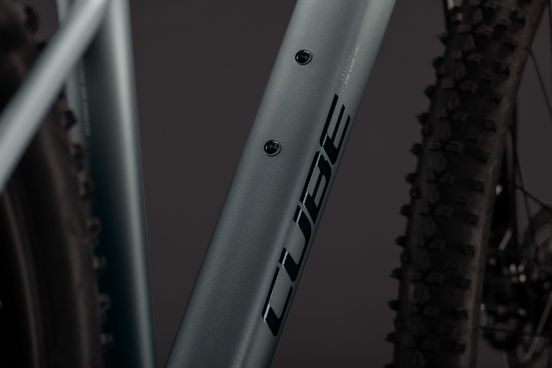 CUBE AIM PRO HARDTAIL MTB BIKE 2027 GREY 'N' BLACK