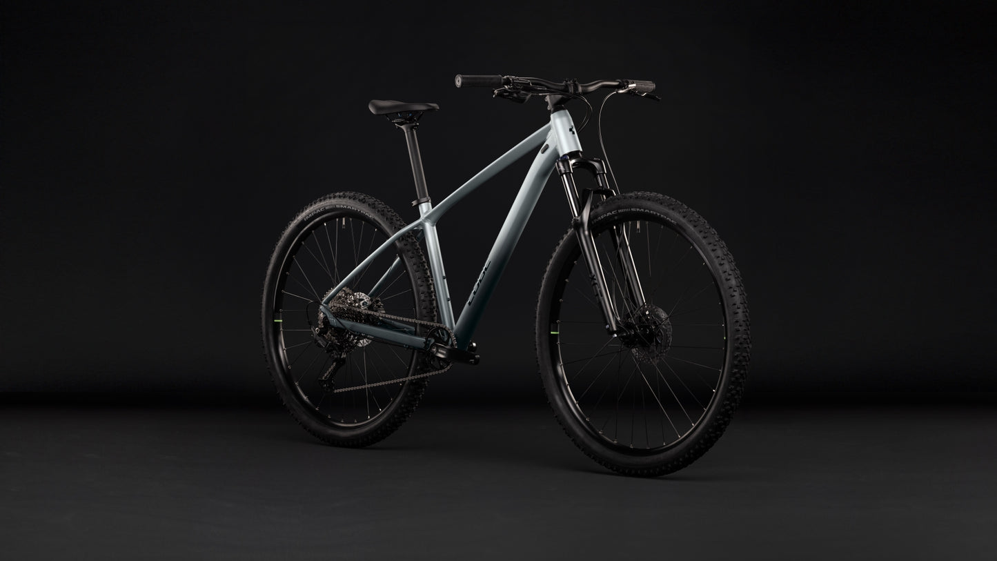 CUBE AIM PRO HARDTAIL MTB BIKE 2027 GREY 'N' BLACK