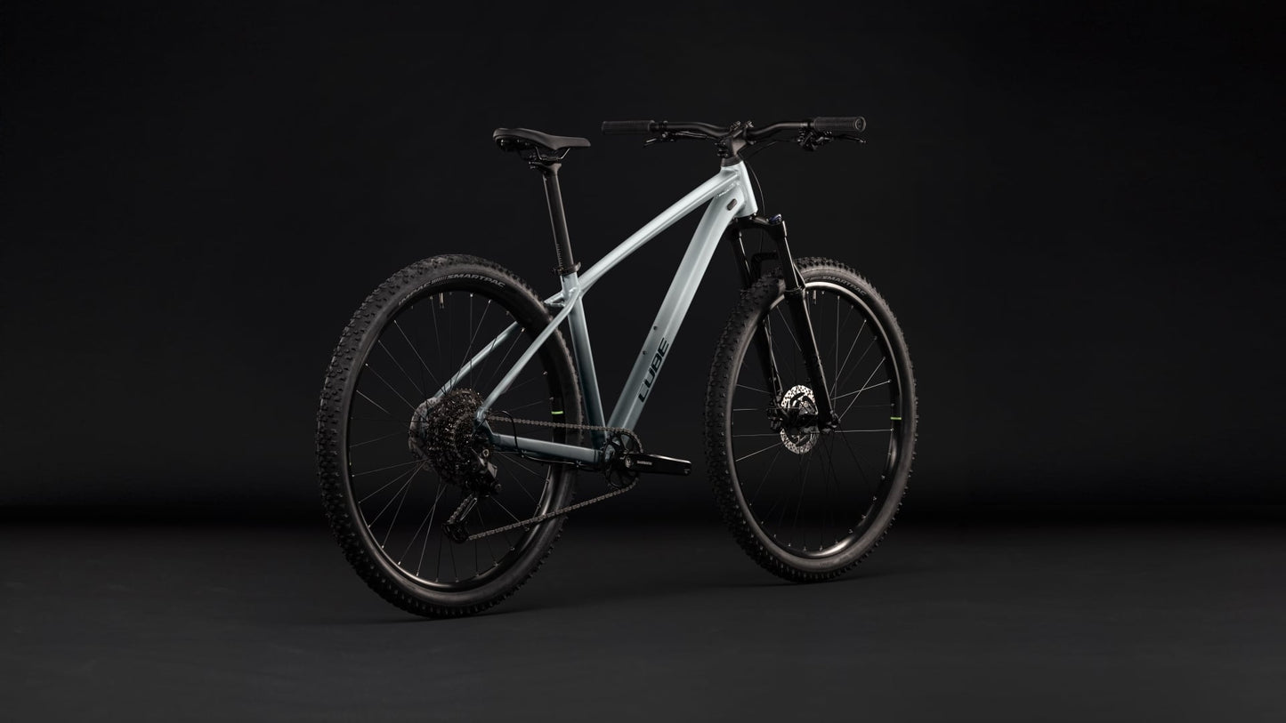 CUBE AIM PRO HARDTAIL MTB BIKE 2027 GREY 'N' BLACK