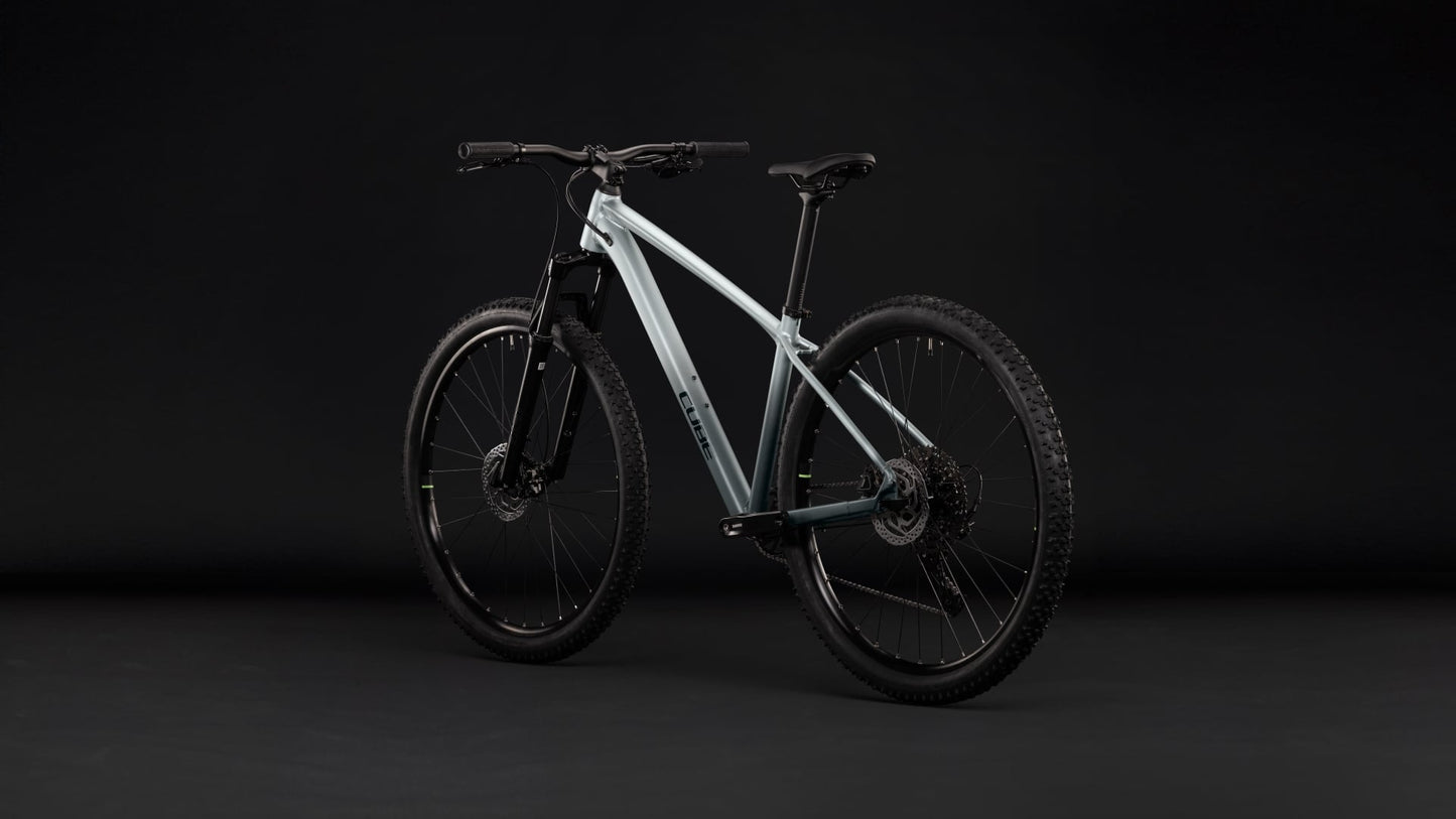 CUBE AIM PRO HARDTAIL MTB BIKE 2027 GREY 'N' BLACK