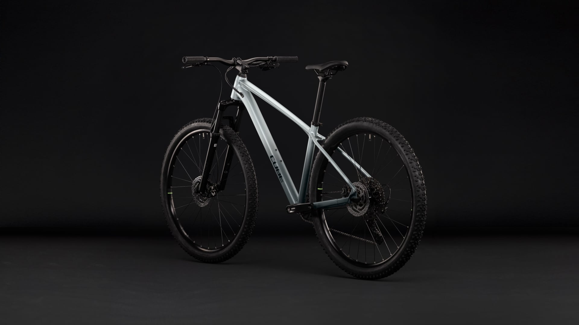CUBE AIM PRO HARDTAIL MTB BIKE 2027 GREY 'N' BLACK