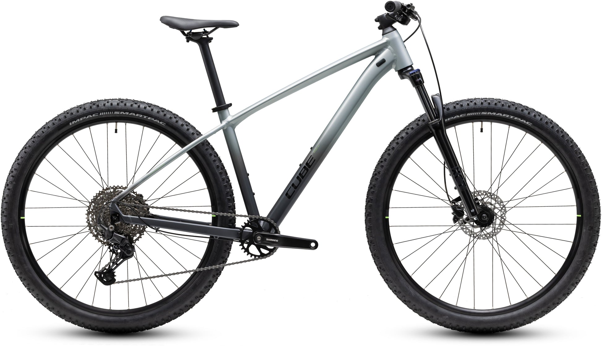 CUBE AIM PRO HARDTAIL MTB BIKE 2027 GREY 'N' BLACK