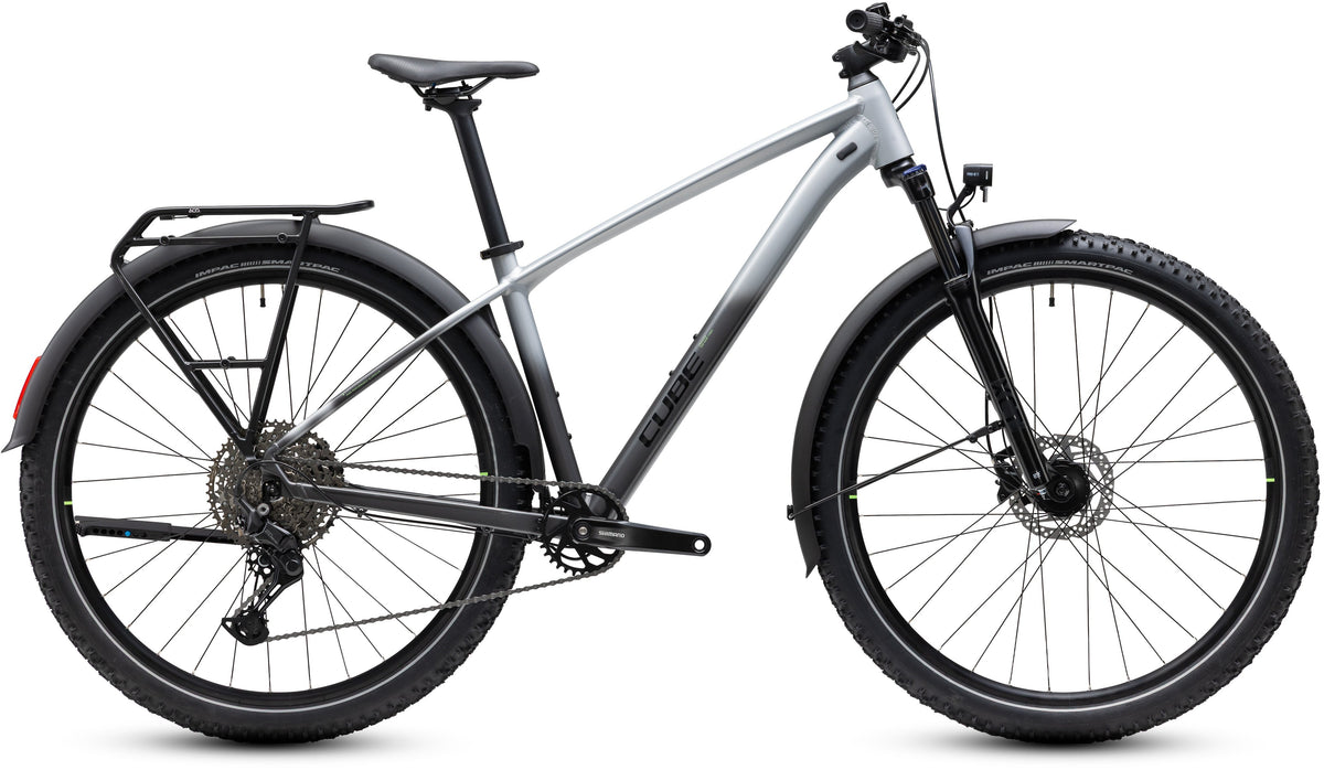 CUBE AIM PRO FE HARDTAIL MTB BIKE 2027 GREY 'N' BLACK