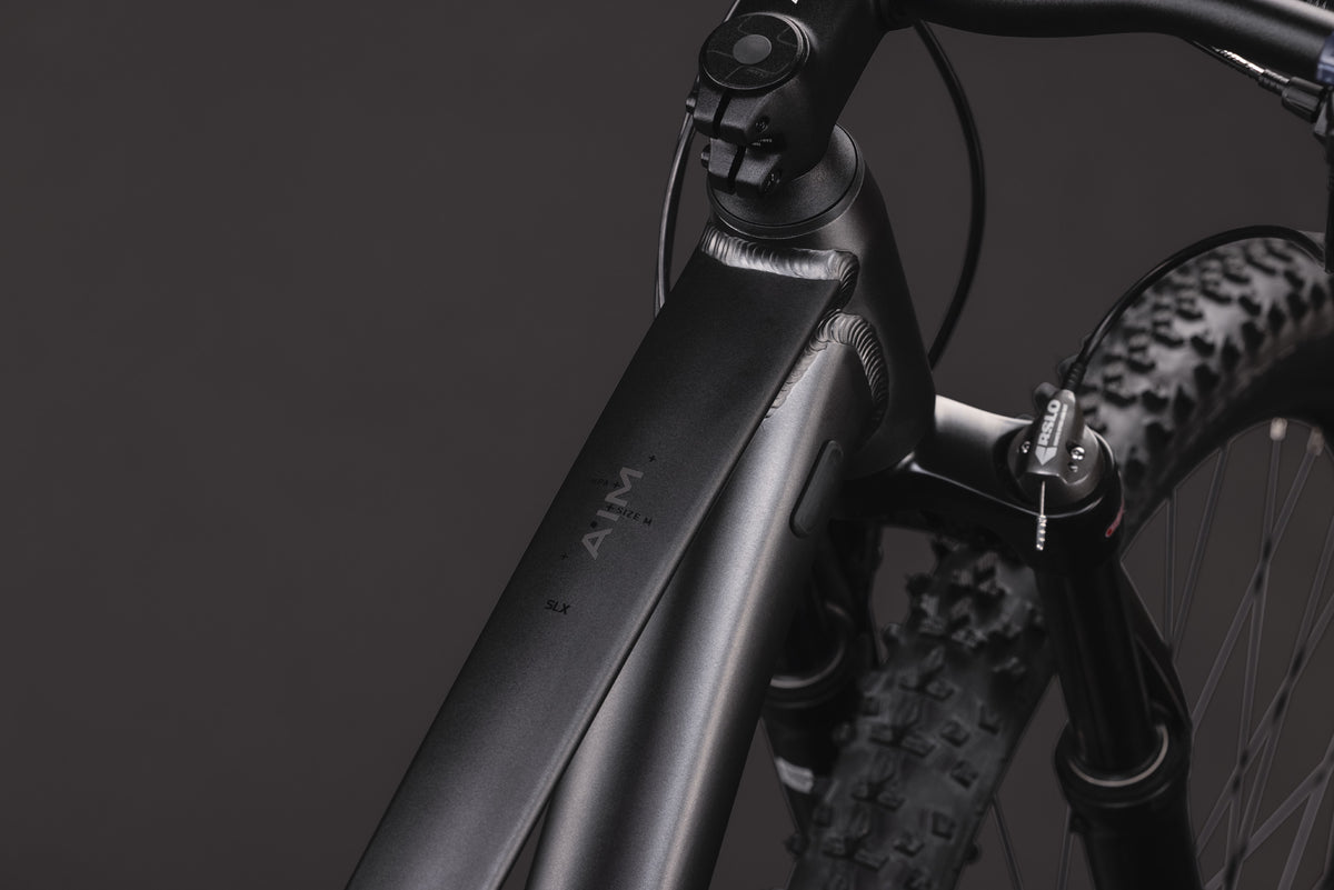CUBE AIM SLX HARDTAIL MTB BIKE 2027 SLATEBLACK 'N' CHROME