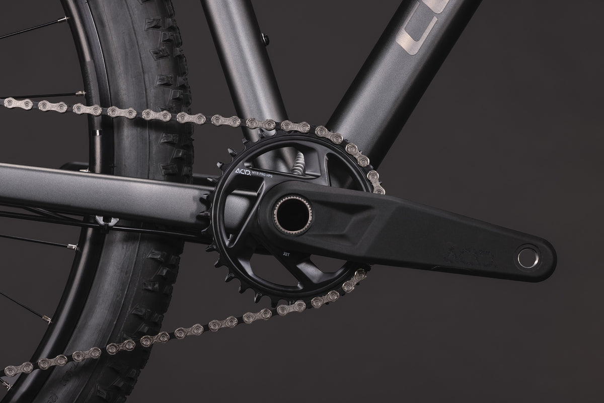 CUBE AIM SLX HARDTAIL MTB BIKE 2027 SLATEBLACK 'N' CHROME