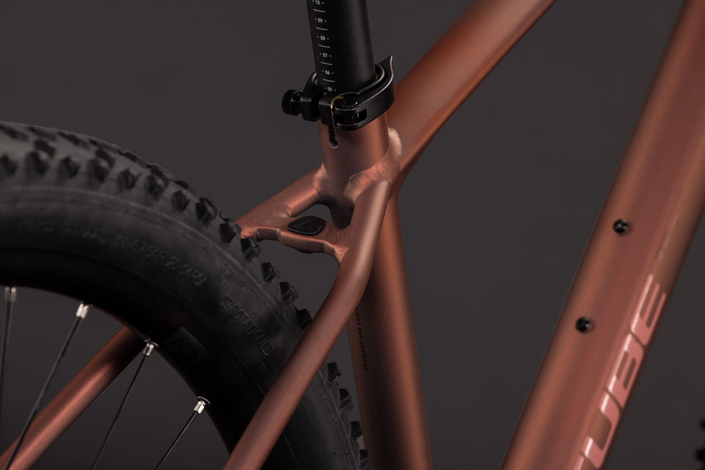 CUBE AIM SLX HARDTAIL MTB BIKE 2027 RUSTYROSE 'N' PEACH