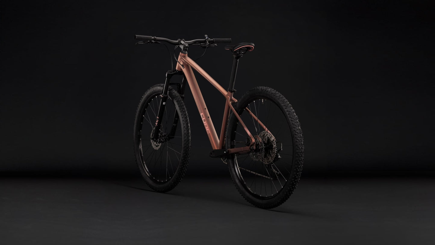 CUBE AIM SLX HARDTAIL MTB BIKE 2027 RUSTYROSE 'N' PEACH