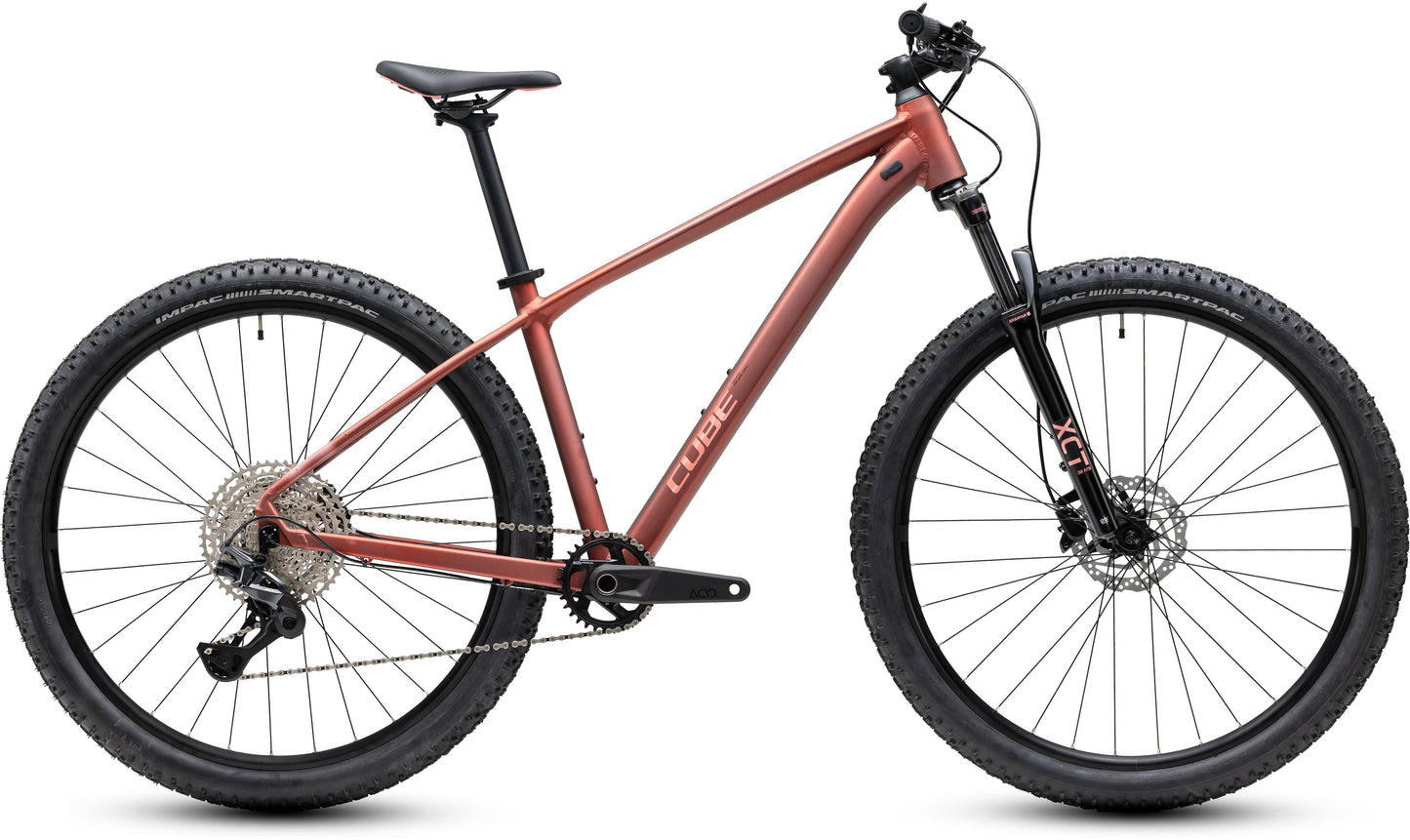CUBE AIM SLX HARDTAIL MTB BIKE 2027 RUSTYROSE 'N' PEACH