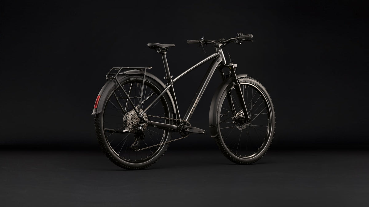 CUBE AIM SLX FE HARDTAIL MTB BIKE 2027 SLATEBLACK 'N' CHROME