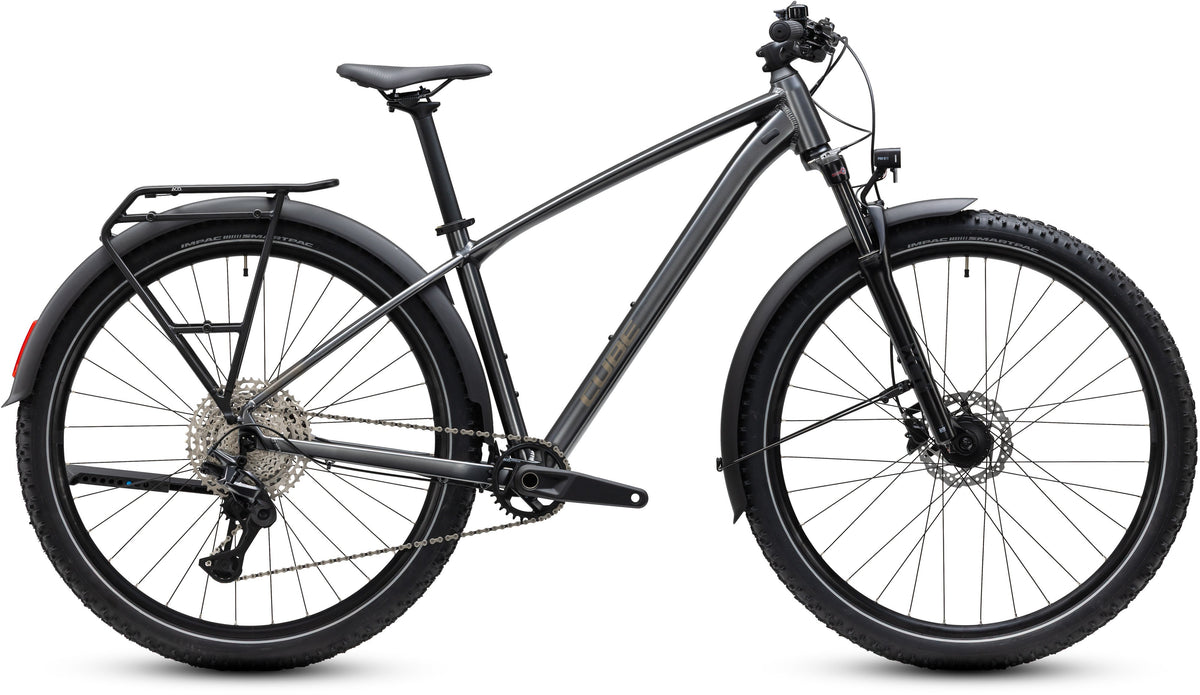 CUBE AIM SLX FE HARDTAIL MTB BIKE 2027 SLATEBLACK 'N' CHROME