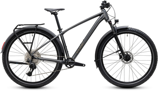 CUBE AIM SLX FE HARDTAIL MTB BIKE 2027 SLATEBLACK 'N' CHROME