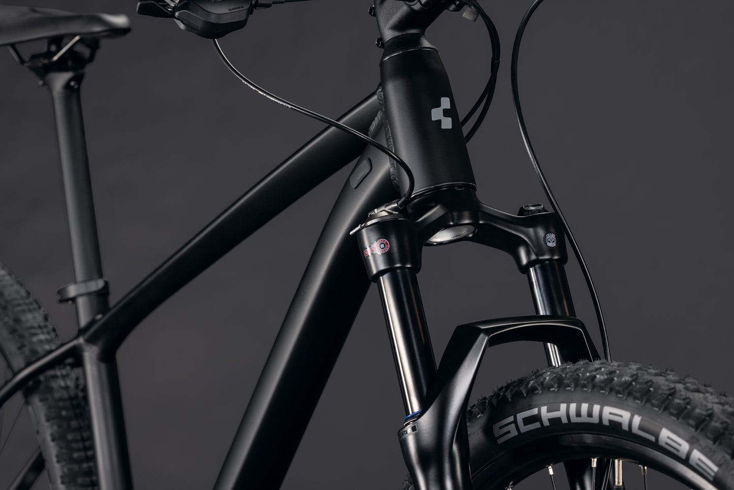 CUBE AIM SLT HARDTAIL MTB BIKE 2027 SOOT 'N' BLACK