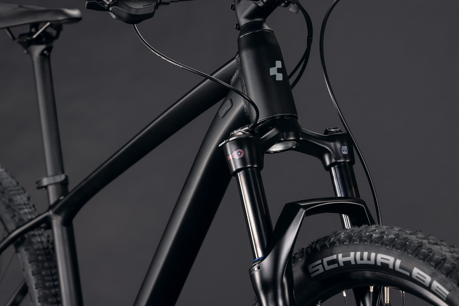 CUBE AIM SLT HARDTAIL MTB BIKE 2027 SOOT 'N' BLACK