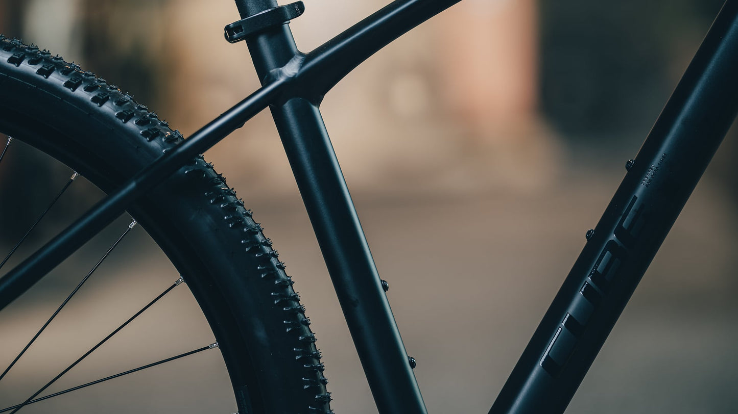 CUBE AIM SLT HARDTAIL MTB BIKE 2027 SOOT 'N' BLACK