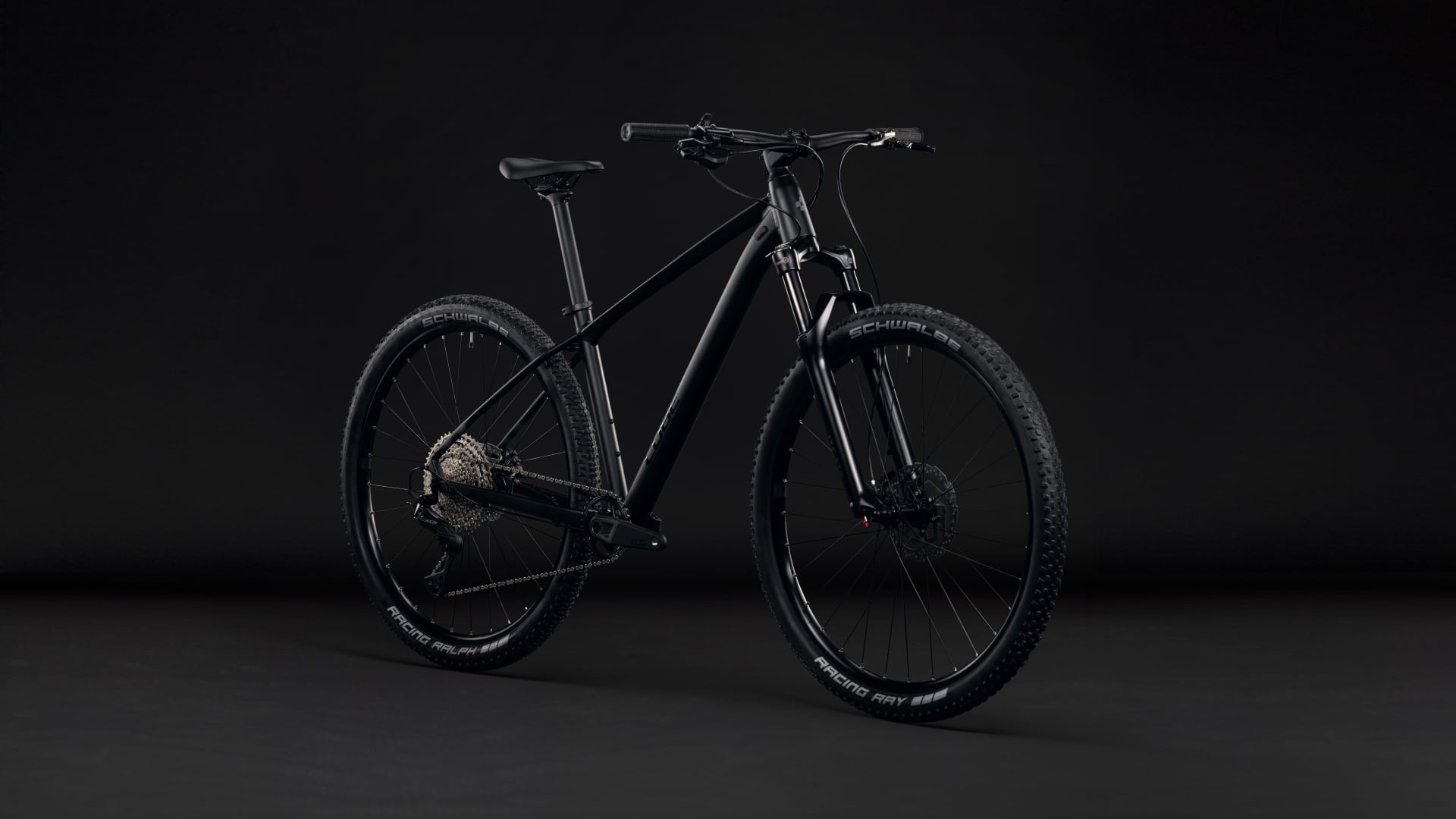 CUBE AIM SLT HARDTAIL MTB BIKE 2027 SOOT 'N' BLACK